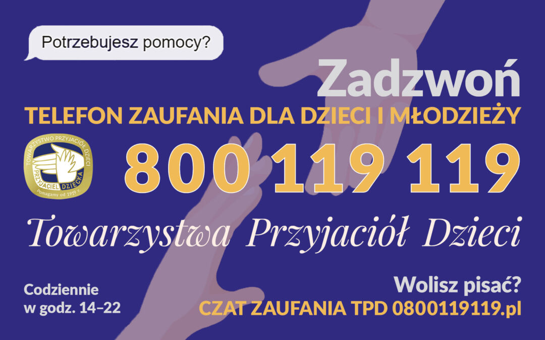 Towarzystwo Przyjaciół Dzieci uruchomiło nową ogólnopolską linię wsparcia psychologicznego